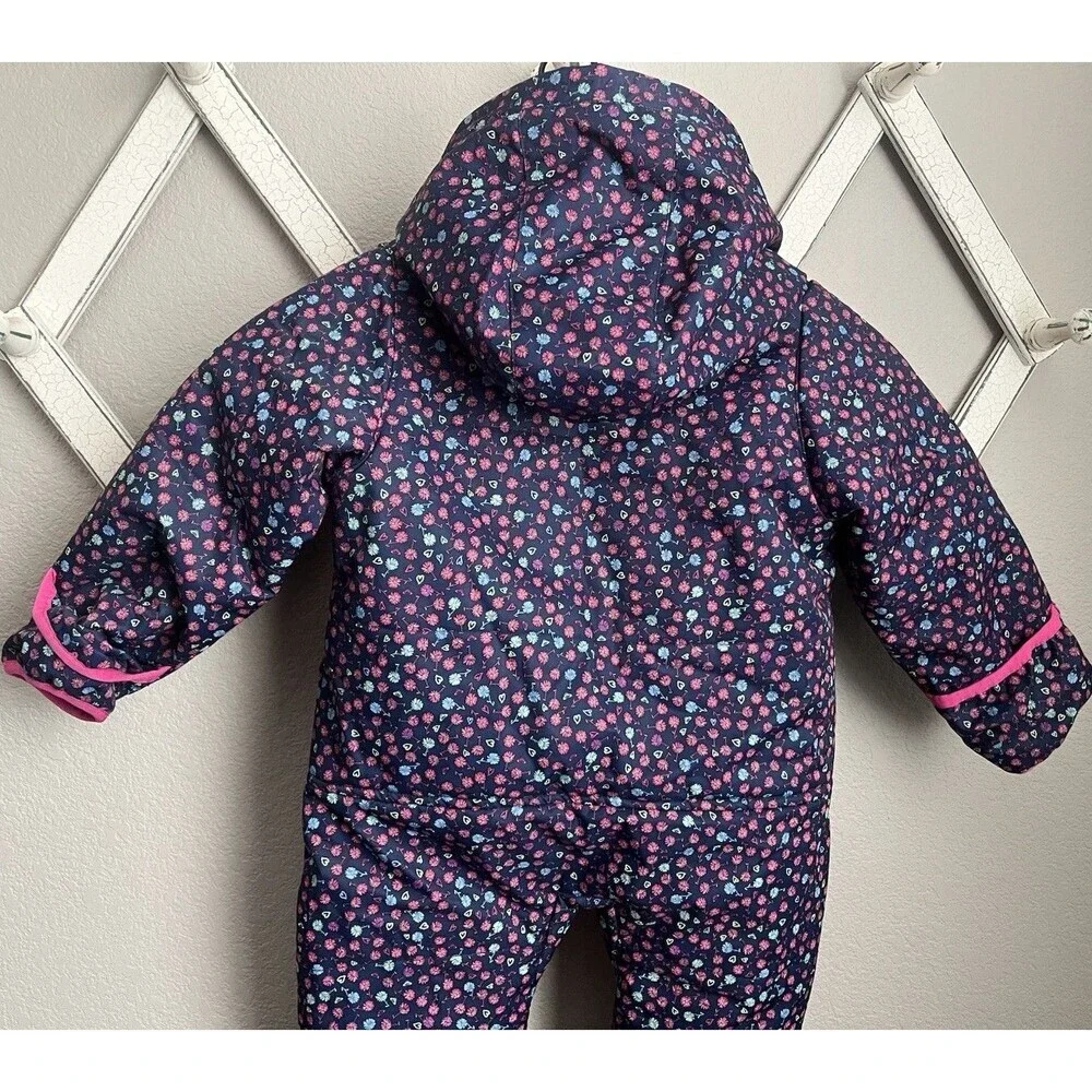 Roxy Dryflight 10K Toddler Girl’s 18 Month Floral One Piece Snowsuit